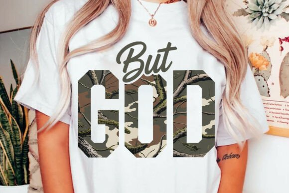 But God PNG Christian Sublimation
