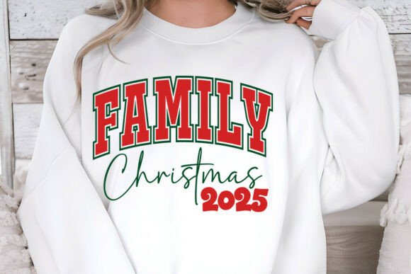Christian Family Christmas 2025 SVG PNG for Crafts