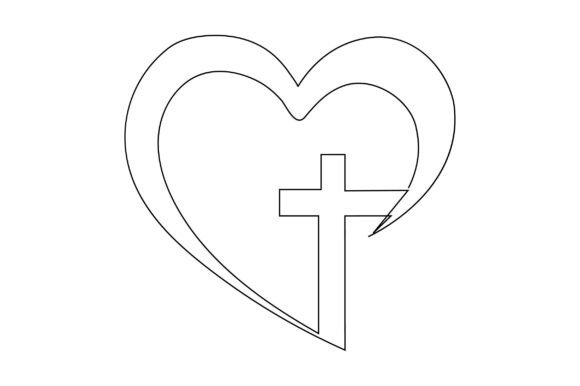 Christian Love Vector Art Faith Clipart Illustrations
