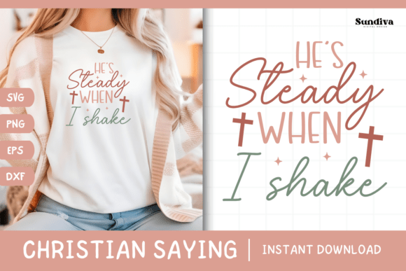 Christian Quote SVG V2 - Faith Saying 5 for Crafts