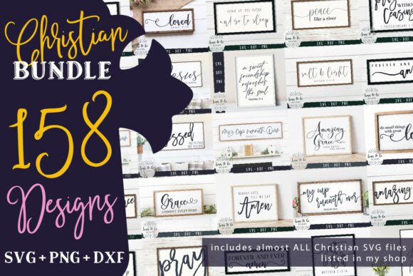 Christian SVG Bundle PNG Sublimation for Crafts