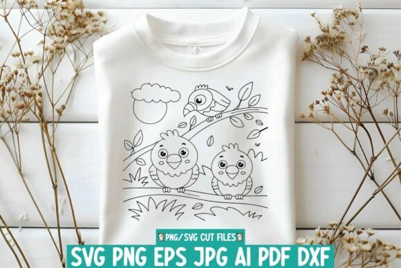 Cute Bird Coloring Pages for Kids & Coloring Pages Amp