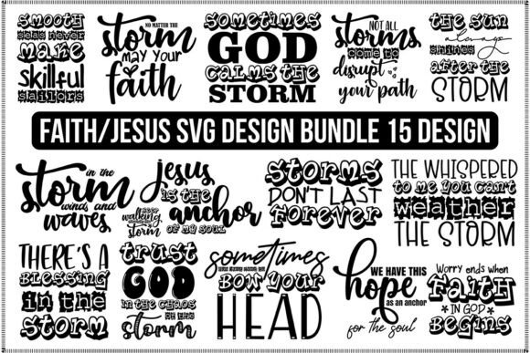 Faith SVG Bundle: Religious SVG, Jesus