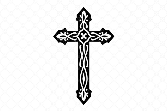 Holy Cross SVG, Christian Cross SVG 105