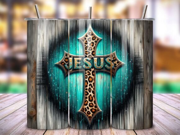 Jesus 20 Oz Skinny Tumbler Wrap Vol.1 — Tumbler Wraps
