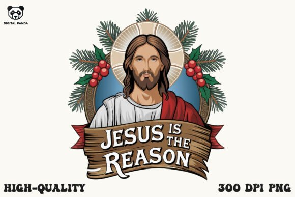 Jesus is the Reason, Christian Christmas Illustrations