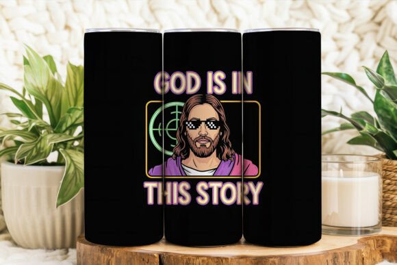 Neon Jesus Meme Tumbler Wrap for Tumbler Wraps
